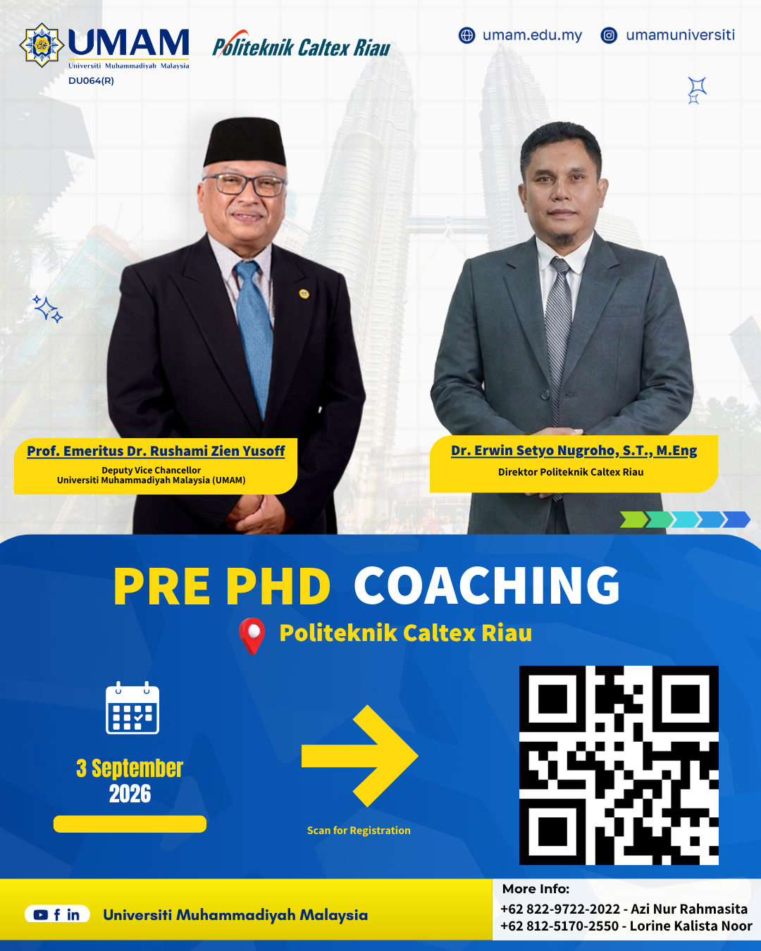Pre Ph. D Coaching UMAM - Politeknik Caltex Riau