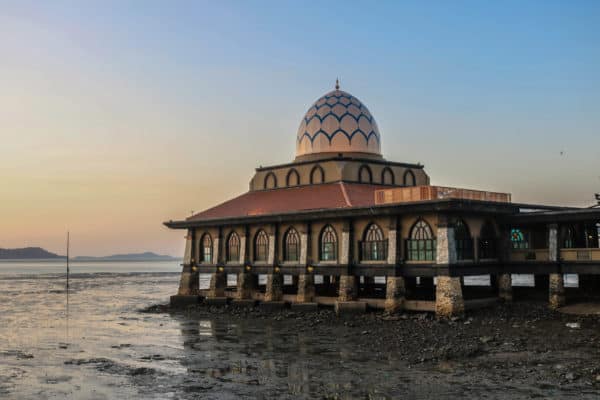 Life in Perlis - Masjid Al Hussain ‘floating mosque’.